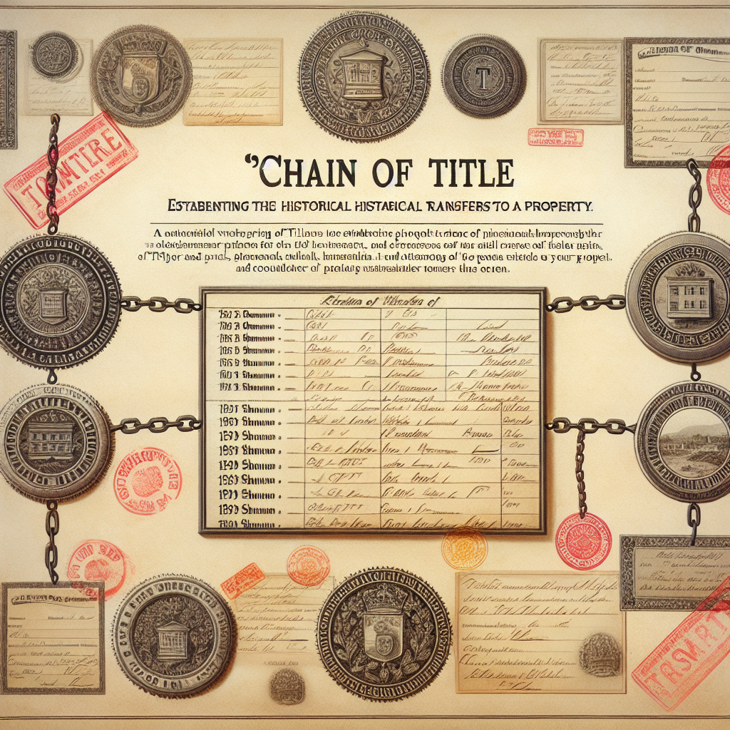 You are currently viewing What Does A Chain Of Title Document Establish