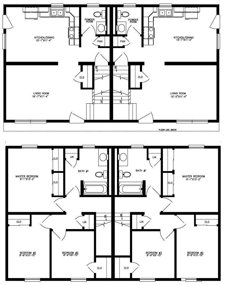 Modular MultiFamily Home Plans